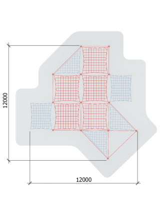 Канатний майданчик Ігрові сітки